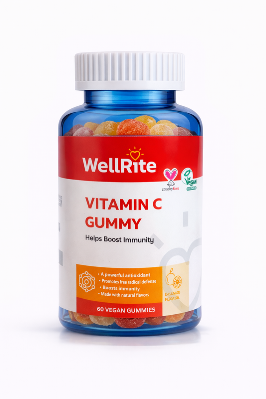 VITAMIN C GUMMY by Wellrite – vegan, halal, gelatin-free gummies
