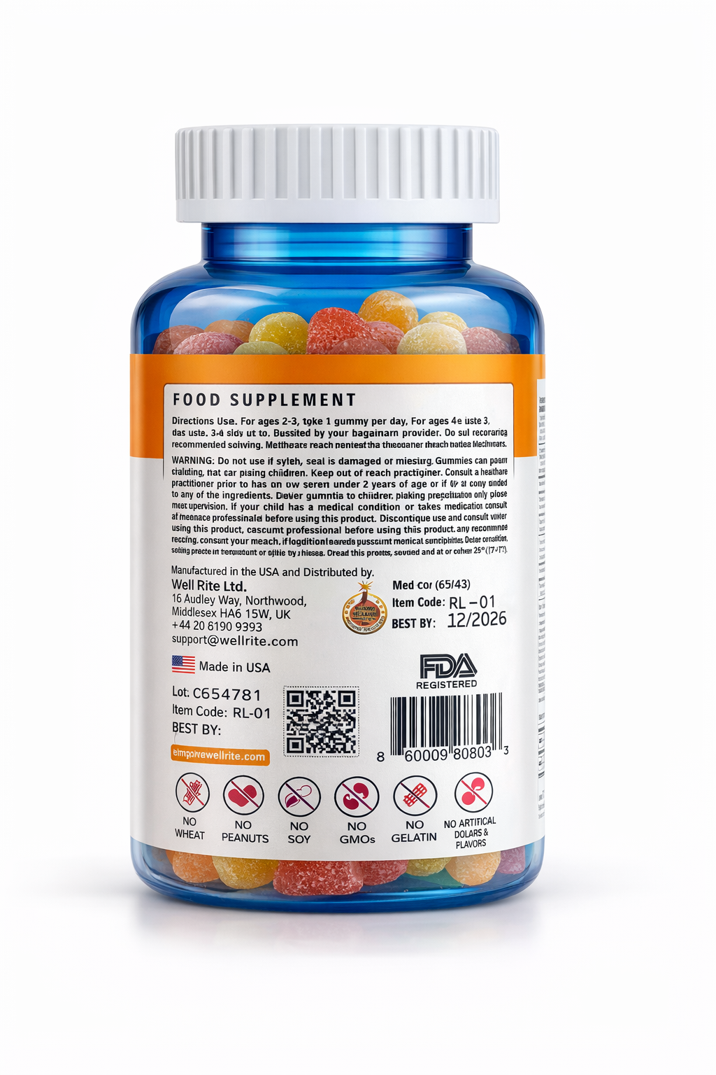 MULTIVITAMIN & MINERAL GUMMY