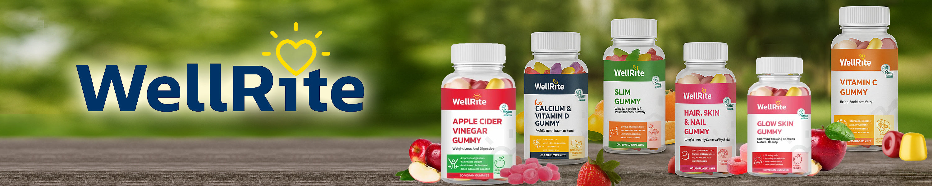Wellrite gummy range